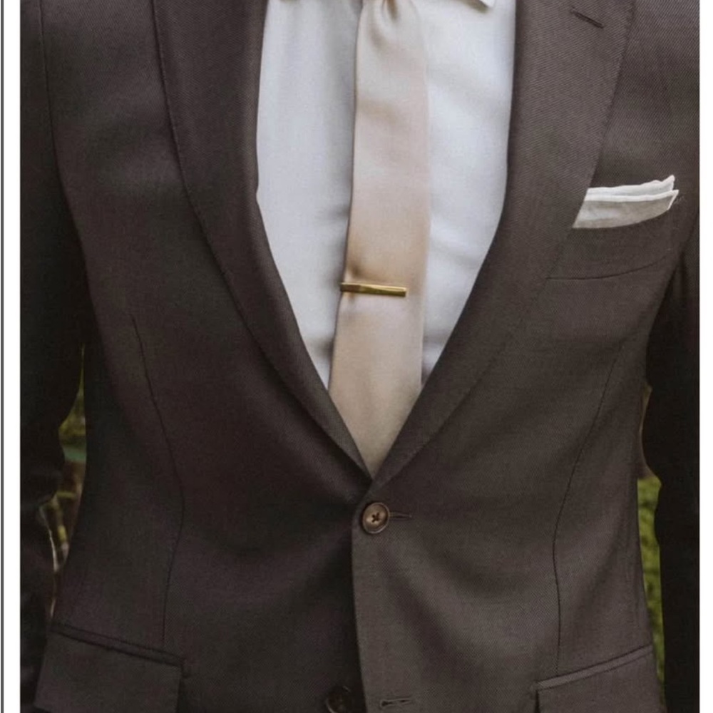 Show Me Your Mumu Men's Champagne Solid Tie (9)